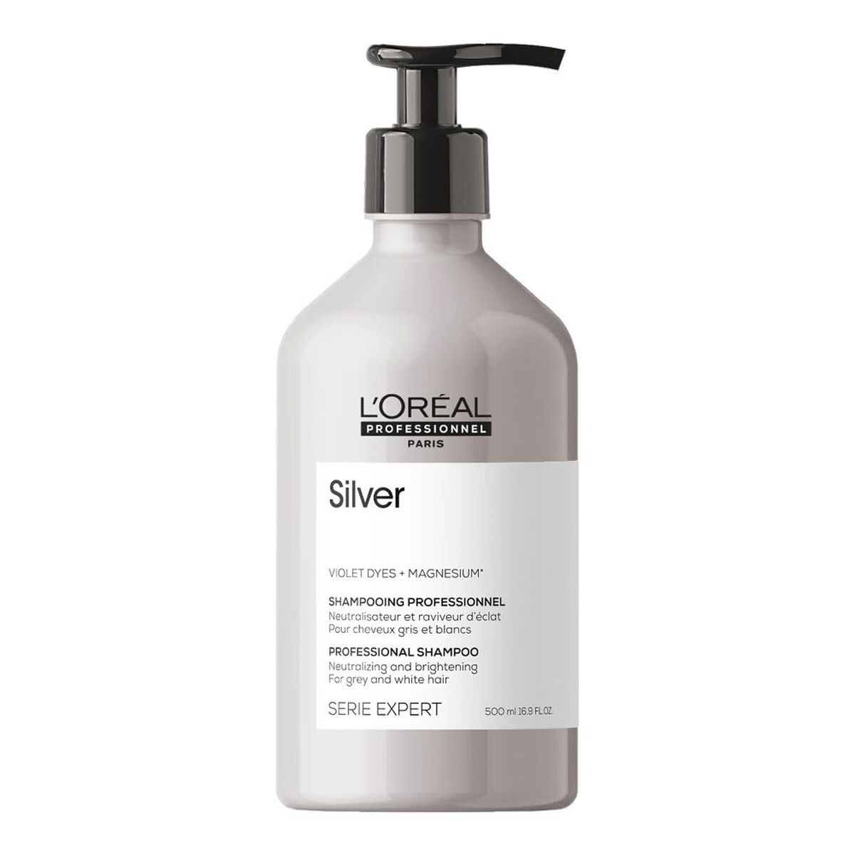 L'Oréal Professionnel Neutralising Shampoo – Anti-Yellow for Grey & White Hair 500ML