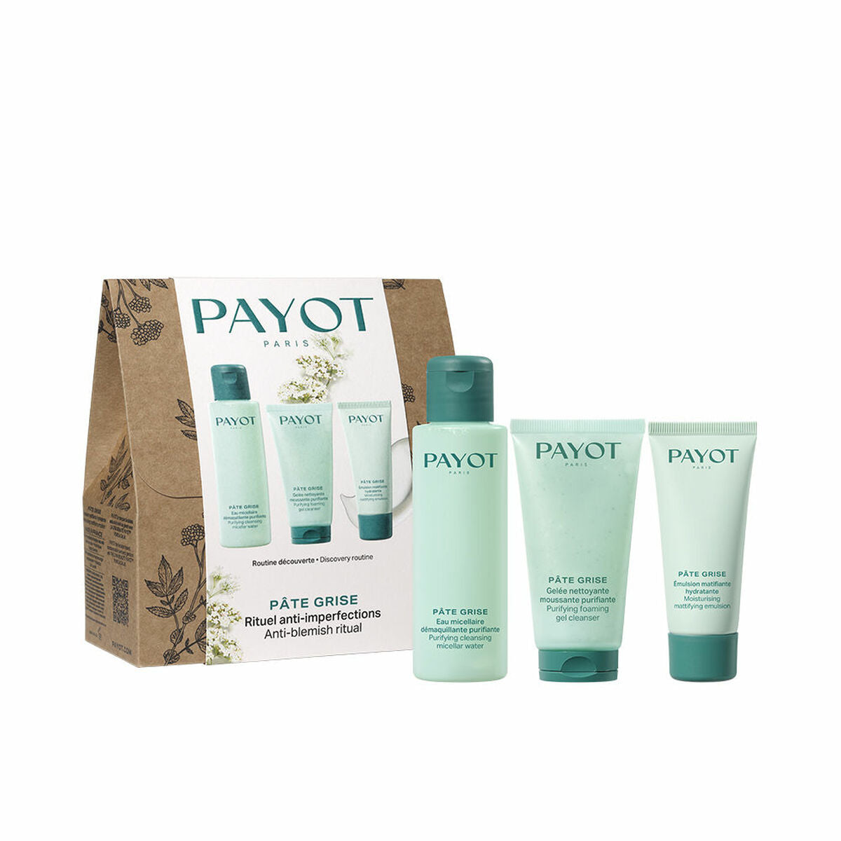 Payot PÂTE GRISE Purity Anti-Imperfections Ritual Set – 3 Pieces