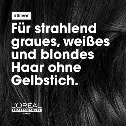 L'Oréal Professionnel Neutralising Shampoo  – Anti-Yellow for Grey & White Hair 500ML