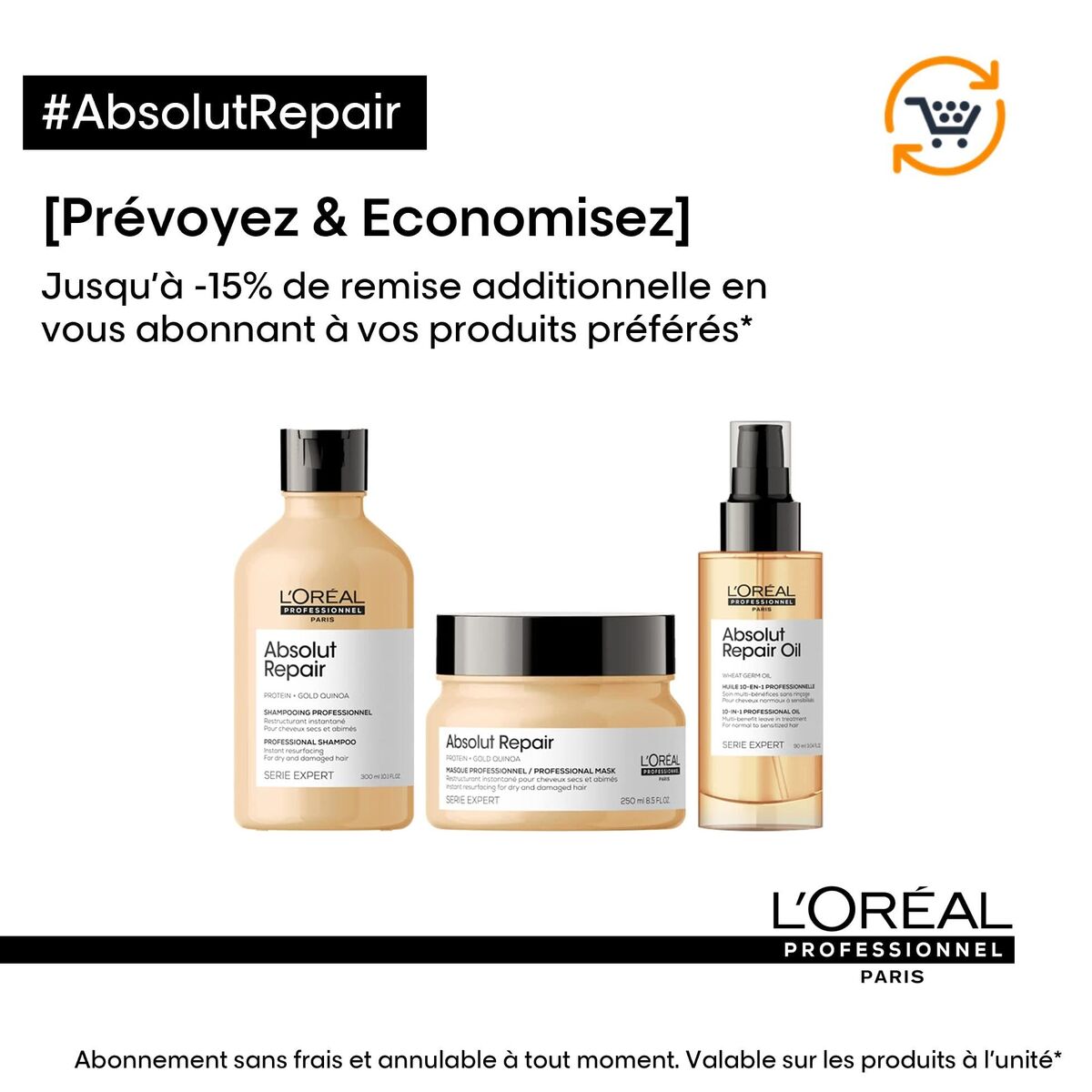 L'Oréal Professionnel Absolut Repair Day Cream 250 ml