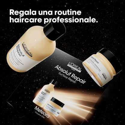 Hair Dressing Set L'Oréal Professionnel Paris Absolut Repair – Shampoo 300ml + Mask 250ml (2 Pieces)