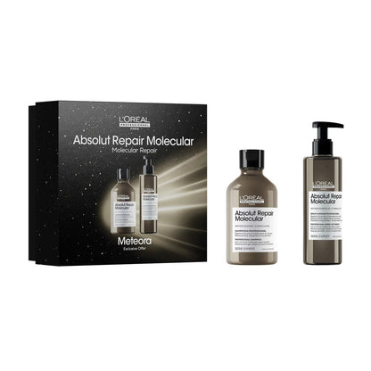 L'Oréal Professionnel Paris ABSOLUT REPAIR MOLECULAR Hair Care Set – 2 Pieces (Shampoo 300 ml + Serum 250 ml)