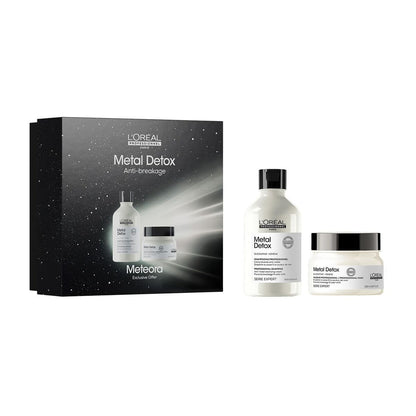 L'Oréal Professionnel Paris METAL DETOX Hair Care Set – 2 Pieces (Shampoo 300 ml + Mask 250 ml)