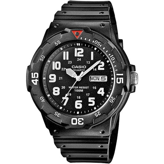 Men’s Watch Casio – Black Stainless Steel Quartz 44 mm